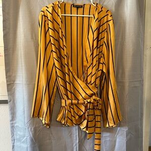 International Concepts Wrap Blouse